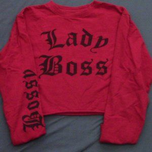 Lady Boss Cropped Sweater